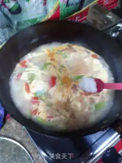 Make Tomato silk egg soup step 6