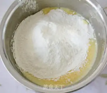 Make Almond steam cake step 5