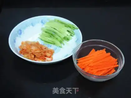 Make Korean cold noodles step 2