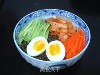 Make Korean cold noodles step 9