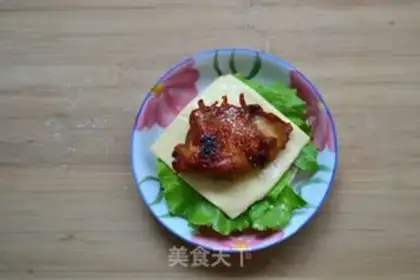 Make Football burger step 15