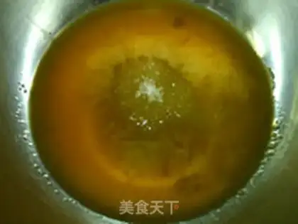 Make ♪ Meat pine sponge copper turn ♪ step 1
