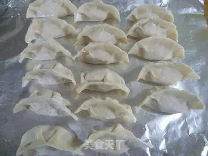 Make The fragrance pork pot sticker step 10