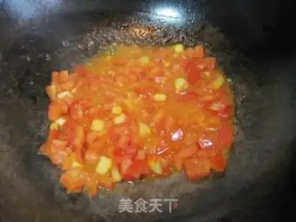 Make Western red soup step 4