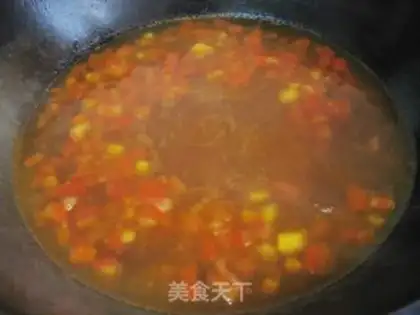 Make Western red soup step 6