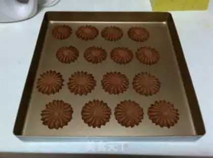 Make Sunflower Coco Cookie step 11