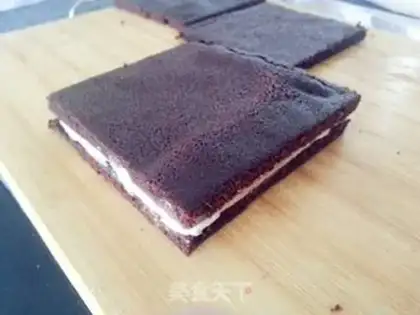 Make Chocolate chestnut cake step 15