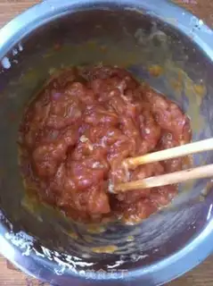 Make Soup pork and eggplant step 1