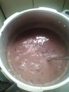 Make Milk and rice congee step 3