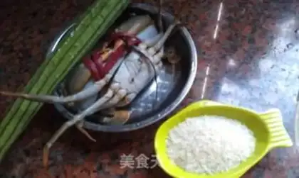 Make Crab fan porridge step 0