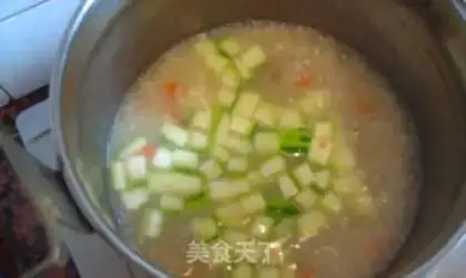 Make Crab fan porridge step 10