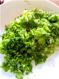 Make ♪ A green gravy ham tofu ♪ step 1