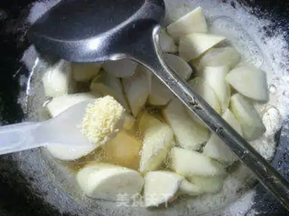 Make The pasta is burning white step 8