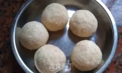 Make Sesame rice ball step 6