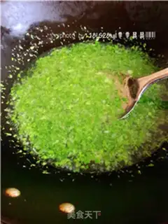 Make ♪ A green gravy ham tofu ♪ step 7