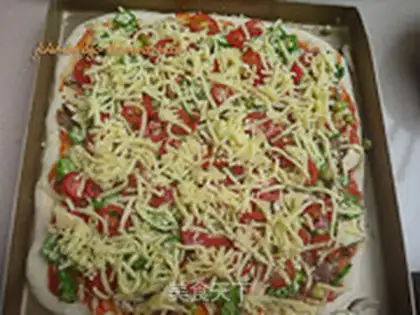 Make Autumn beef pizza step 15