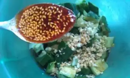 Make Shoot the cucumber step 8