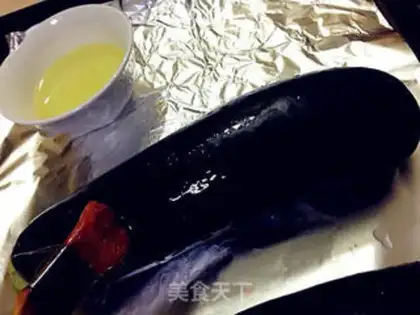 Make Spicy sauce and roasted eggplant step 2