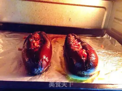 Make Spicy sauce and roasted eggplant step 12