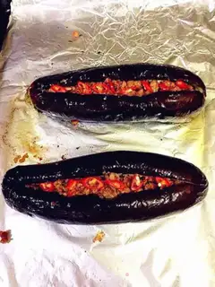 Make Spicy sauce and roasted eggplant step 13