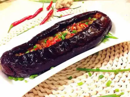 Make Spicy sauce and roasted eggplant step 14