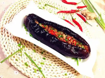 Make Spicy sauce and roasted eggplant step 15