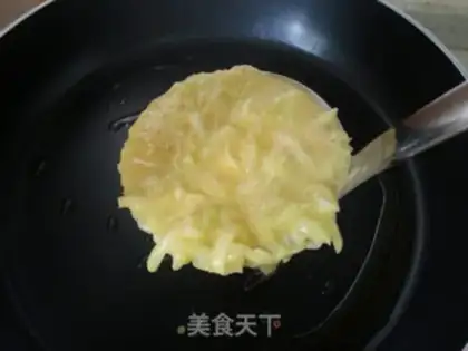 Make Creamed eggcake step 8