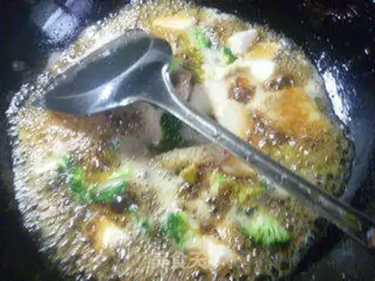 Make Apricot, orchid chicken step 11