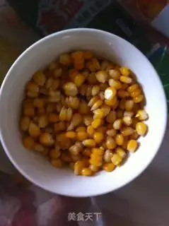 Make A mustard corn salad step 1