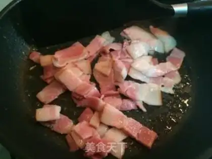Make Bacon cabbage step 5