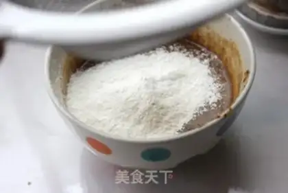 Make Red sugar date mud cake step 6