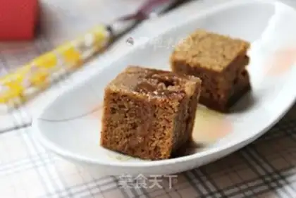 Make Red sugar date mud cake step 9