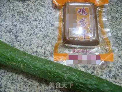 Make Egg dry cucumber step 0