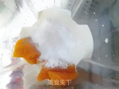 Make Sweet coconut pumpkin pie step 1