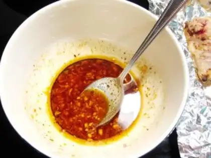 Make Garlic chicken wings step 3