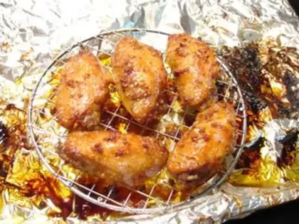 Make Garlic chicken wings step 6
