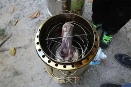 Make A barrel-breaded lamb leg step 6