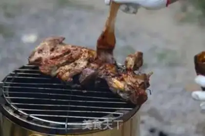 Make A barrel-breaded lamb leg step 16