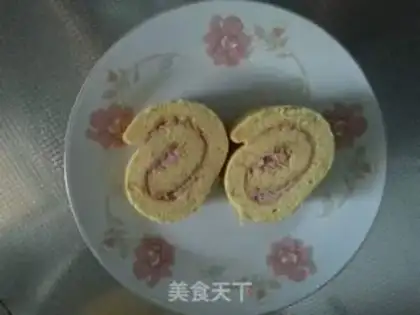 Make Banana cocoa roll step 8