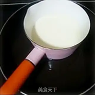 Make Tea pudding step 1