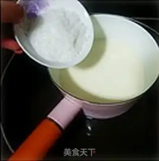 Make Tea pudding step 2
