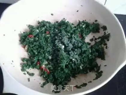 Make Pumpkin leaves step 3