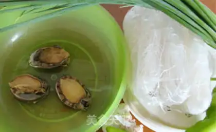 Make Garlic fans steam abalone step 0