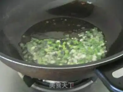 Make Soy sauce, fried rice step 1