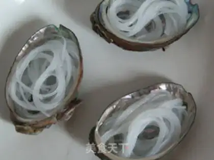 Make Garlic fans steam abalone step 5
