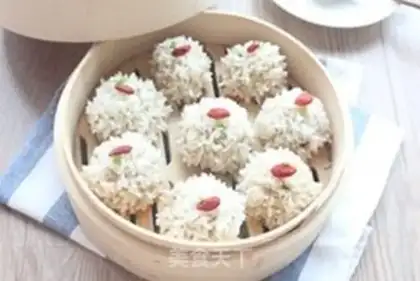 Make The rice pearls step 10