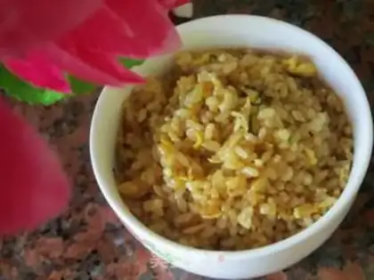 Make Soy sauce, fried rice step 6