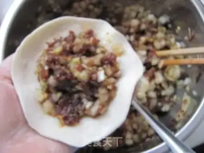Make Pumpkin meat buns step 11