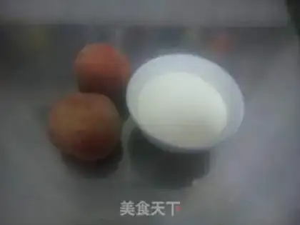 Make Peaches shake step 0
