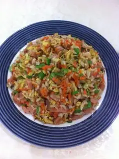 Make Yangzhou fried rice step 11